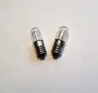 6V 0.5A 3W Light Bulb x 2 for Valve Radio Dial Amplifier Pilot Lamp E10 MES 6.3V