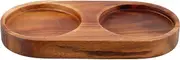 Salt and Pepper Mill Tray Wood Pepper and Salt Mill Holder Exquisite Pepper Grinder Rest Heat Drop Resistant Sturdy Salt and Pepper Grinder Accessories Inner Diameter 6.3cm for Home Kitchens