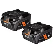 AEG 18V FORCE 5.0Ah Battery Twin Pack