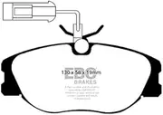 EBC Brakes DP41109R Yellowstuff Brake Pads