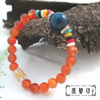 在飛比找PChome24h購物優惠-【原藝坊】星炫夢幻粉紅玉髓手珠(細緻款)