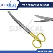 T/C Operating Scissors Sharp/Blunt 5.50" Curved German Grade Stainless Steel