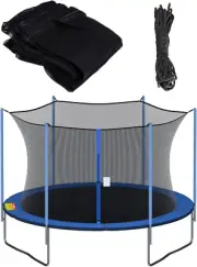 Trampoline Safety Enclosure Net for 12Ft 13Ft 14Ft 15Ft round Frame Trampolines
