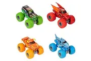 Monster Jam, Tough Treads Set, Official El Toro Loco, Megalodon, Grave Digger, and Bakugan Dragonoid Die-Cast Monster Trucks, 1:64 Scale, Kids Toys for Boys and Girls Ages 3 and up
