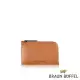 【BRAUN BUFFEL 德國小金牛】 台灣總代理 克勞迪奧-T 拉鍊零錢包-日晷黃色/BF800-163-SD