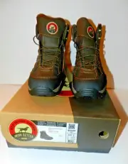 New Mens Irish Setter Red Wing Boots Ely 6" Steel Toe Electrical Hazar 9.5 83400