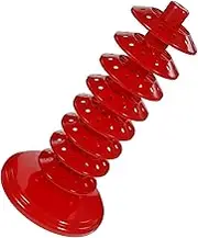 STOBAZA Cake Pops Display Stand Adjustable Multi Lollipop Holder for Weddings Parties Events Sturdy Desktop Candy Display Rack Red Design