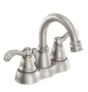 Moen WS84003SRN 1.2 GPM Centerset Bathroom Faucet - Spot Resistant Nickel