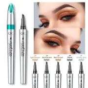 Eyebrow Pencil 3D Liquid Ink Pen 4 Fork Waterproof Eyebrows Makeup Microblading