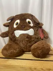 NEW Old Stock! MaoGoLan 12"H x 14"W Frightened Cow Plushy/Pillow, Soft n' Cuddly