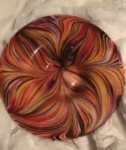Missoni Target 14” Hand Blown Art Deco Glass Dish Bowl NEW
