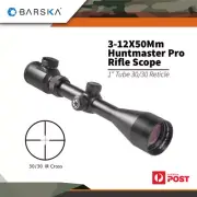 Barska Huntmaster Pro 3-12x50mm Ir Rifle Scope W/ Illuminated Reticle Ac10056