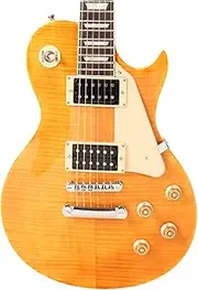 Sawtooth Heritage Series Flame Maple Top Electric Guitar, Tuscan Flame