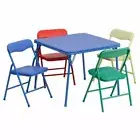 Kids Table and Chairs Set Small Childrens Dining Craft Table Daycare Preschool