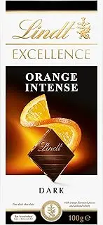 Lindt Excellence Orange Intense Dark Chocolate Block 100g