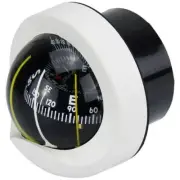 Boat Compass, Marine Autonautic Bulkhead Mount White Compass NEW 85mm Card