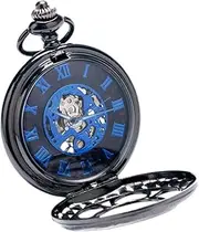 [Holibanna] Vintage Pocket Watch Classic Watch Black Roman Numerals Analogue Gold Watch for Women