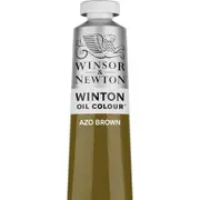 Winsor & Newton 200ml Winton Oil Colour Paint Tube Artist/Painting Azo Brown