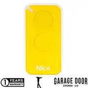 Genuine NICE ERA INTI 2 Button (Yellow Color) Garage Door Gate Remote Control