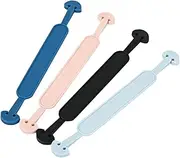 YOSADIER 20Pcs Comfortable Ear Hook for Mask Non Slip Extension Bands Black Blue Pink Essential Mask Accessories for and Ear Protection