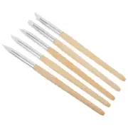 5 Pcs Cleaning Rod Watch Tool Man Scratch Brushes Set Fiberglass Pen for Dial