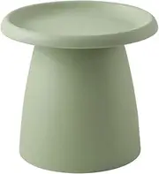 Artissin Coffee Table, Round Side Tables Small Mushroom Coffees Tea Stable Desk Outdoor Indoor Living Room Bedroom Kitchen Balcony Furniture, 52cm Length Sturdy Wide Base Green