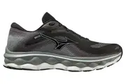 Mens Mizuno Wave Sky 7 2E Wide Black/Glacial Ridge/Stormy Weather, Size 11.5