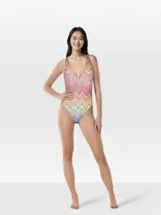 Chevron Pattern Swimsuit