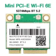 MPE-AX3000H WiFi 6 Mini PCI-E WiFi Card Dual Band BT5.2 Wireless Network Adapter