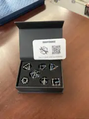 Hollow Metal Dungeons & Dragons DND Dice Set