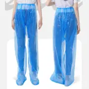 Disposable Rain Pants Thickened Pack Foot Drift Waterproof Split Set Raincoat