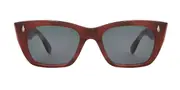 Garrett Leight WEBSTER SUN VINBRT/BS Men's Sunglasses Tortoiseshell Size 49