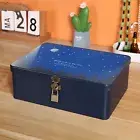 Storage Container Storage Box Style Box with Lock Key for