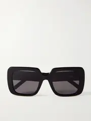 [DIOR Eyewear] DIOR Eyewear - Wildior S3u Square-frame Acetate Sunglasses - Black - One size One size Black
