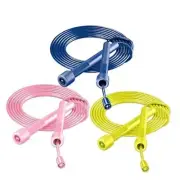 Jump Rope, Adjustable Kids Jump Rope Set, Tangle Free Skipping Yellow/Blue/Pink