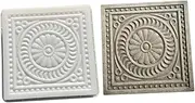 Milisten Concrete Stepping Stone Molds 32x32x6cm Pavement Mold Reusable Easy to Use for Garden Pathway Creation