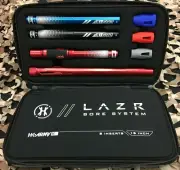 NEW HK Army Autococker Threaded LAZR Barrel Kit w/ Colored Inserts - Dust Red
