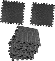 8pcs Interlocking Eva Mat Puzzle Tiles Gym Floor Mats Non-Slip Waterproof Design