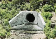 WOODLAND SCENICS CONCRETE CULVERT HO Model Railroad Diorama Unptd Scenery MI62