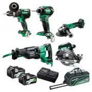 HiKOKI 36V 5 Piece Brushless Combo Pack Kc36D5P3(HRZ)