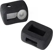 HSU Windslayer Cover for DJI Osmo Action 4/3 Action Camera, Windslayer Cover Housing Frame Case, Video Noise Reduction Accessory (2 Pack)