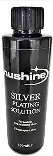 [Nushine] Silver Plating Solution 150ml - permanently plate PURE SILVER onto worn silver, brass, copper and bronze (eco friendly formula)
