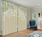 Green Willows template 3D Curtains Blockout Photo Printing Curtains Drape Fabric