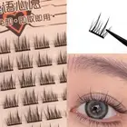 Reusable Adhesive False Eyelashes Wispy Glue Free Fake Lashes Girls