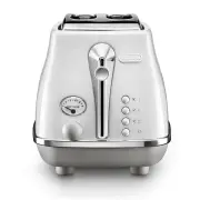 De'Longhi Icona Capitals 2 Slice ToasterSydney White. CTOC2003W