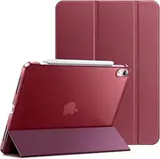 JETech Case for iPad Air 11-Inch M3/M2 (2025/2024), iPad Air 5/4 (2022/2020 5th/4th Generation 10.9-Inch), Slim Stand Hard Back Shell Cover with Auto Wake/Sleep (Wine)