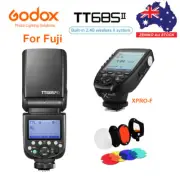 Godox TT685IIF Flash Speedlite + XPRO-F Trigger for Fuji + Magnetic Color Filter