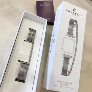 ✨代售✨ 夏利豪CHARRIOL St-Tropez Apple Watch Band 蘋果鋼索錶帶 AW.560.ST