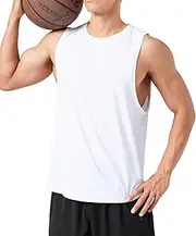 [Trendy Boy] Men's Sleeveless Cotton Vests - Fitted Tank Tops for Workout, Training or Layering - Soft and Stretchy Vests