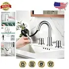 Stylish Bathroom Sink Faucet with Easy Installation and 360 Degree Swivel Spout